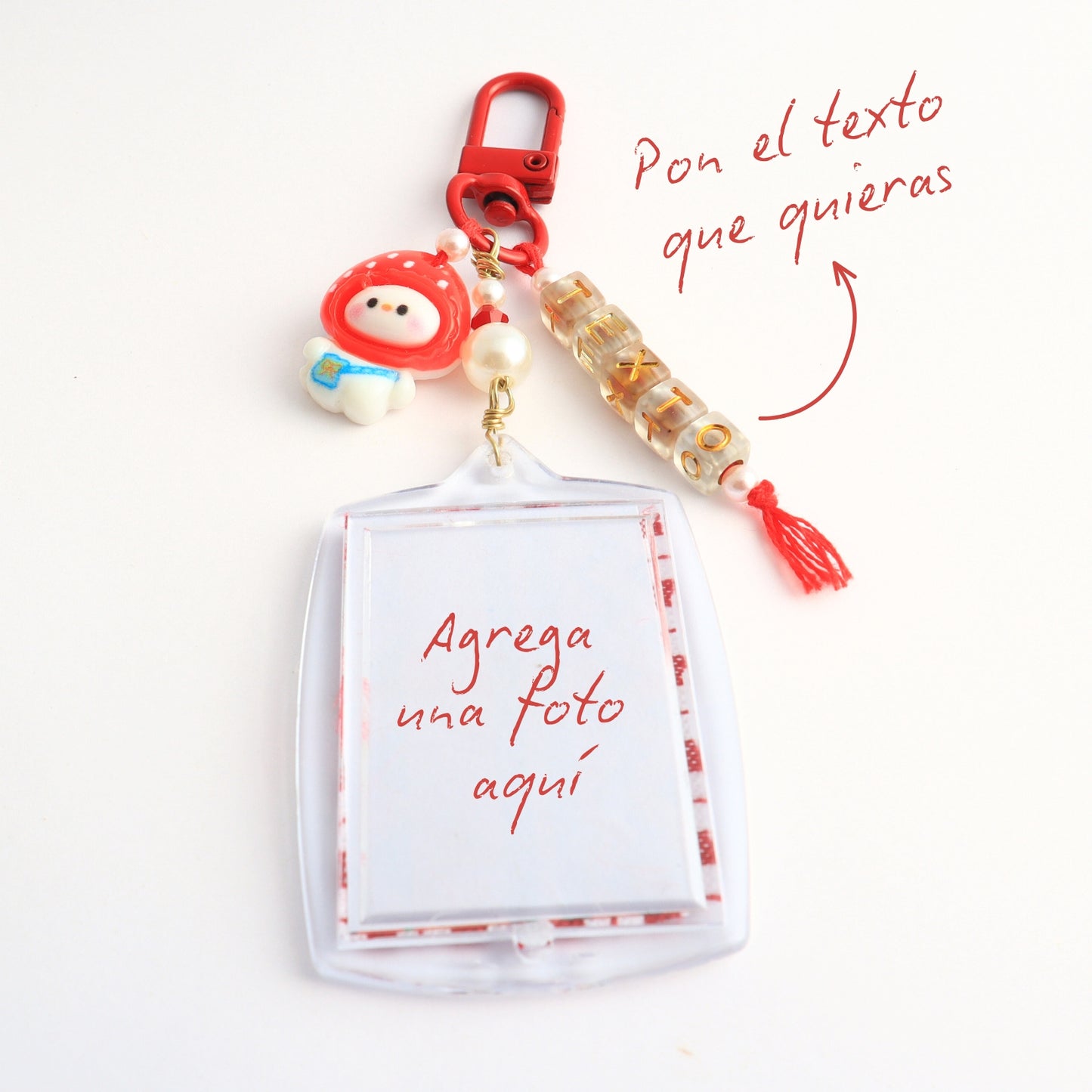 LLAVERO FOTO ROJO