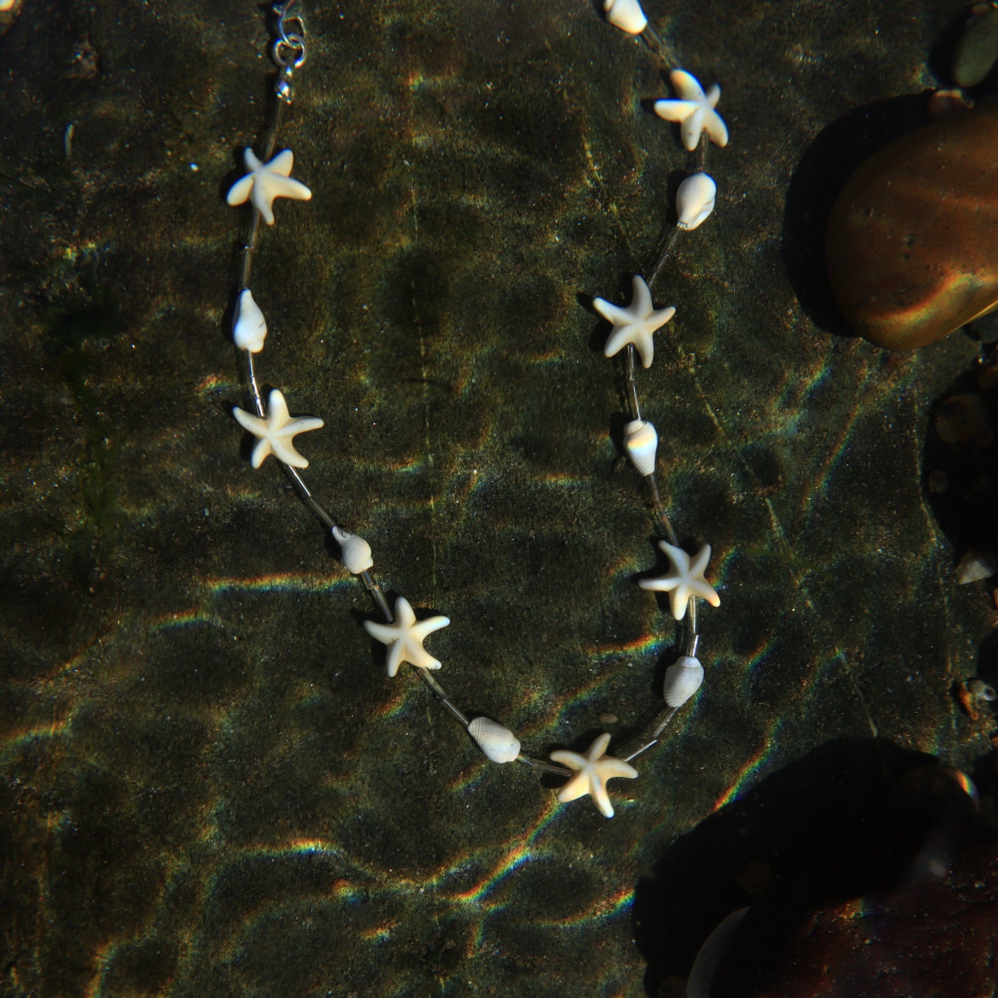 COLLAR CONCHITAS Y ESTRELLAS